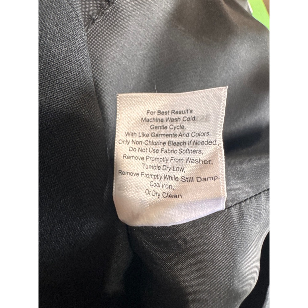 Design Collective Black Wool Blend Tailored Suit Vest Waistcoat Women's L - Picture 6 of 6